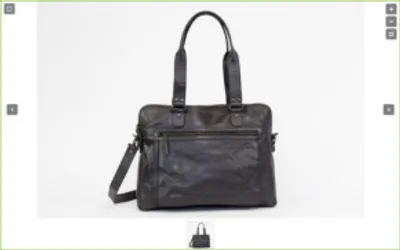 Produktbild von Bear Design Damen Laptoptasche Arbeitstasche Tasche Ledertasche Umhängetasche black