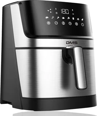 Produktbild von 6 Liter Heißluftfritteuse | Backofen | Heißluftgrill | Cooker | fettfrei und ohne Öl | inklusive 8 Programmen und digitalem Touch Display | 1800 Watt