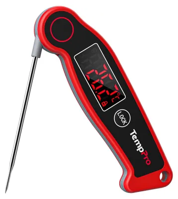 Fleischthermometer wasserdicht, Direktanzeige, hinterleuchtet