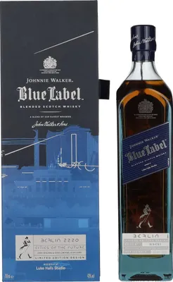 Produktbild von Johnnie Walker Blue Label - Cities of the Future - Berlin 2220 - Limited Edition - Blended Scotch Whisky