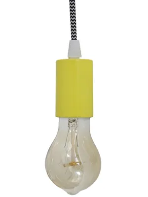 Immagine prodotto di Portalampada diritto giallo
