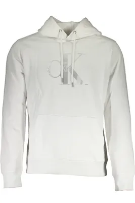 Produktbild von Calvin Klein Bio Hoodie Weiß Langarm : Größe - 2XL Größe: 2XL