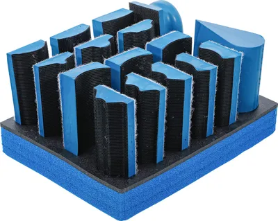 Produktbild von BGS technic Hook and Loop Sanding Block Set, 490 g