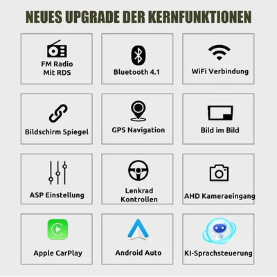 Obrázok produktu pre Rádio do auta pre Opel Astra J (2010-2014), systém Android 14, dotyková obrazovka, GPS navigácia, CarPlay, DAB+, WiFi, Bluetooth, dvojitý DIN formát, ovládanie z volantu, 4 GB RAM, 64 GB úložisko