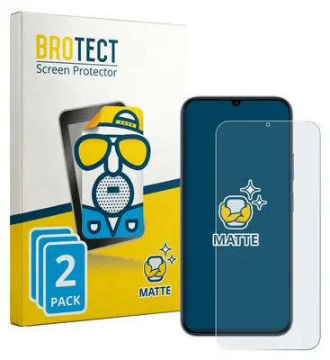 Produktbild von 2x BROTECT Schutzfolie für realme C100x Displayschutz Displayschutzfolie Folie Matt Entspiegelungsfolie
