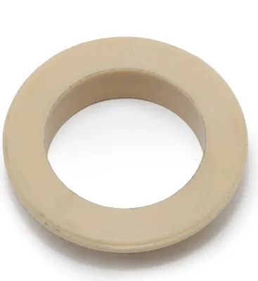 Produktbild von Distanzstück (Kunststoff, beige) - Führungsring f. Gasdrehgriff - für Lenker ø 22 mm, mit Spiegel rechts - KR51, Vogelserie, passend für MZ