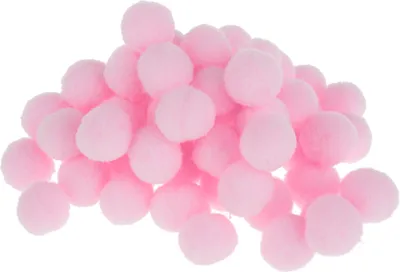 Produktbild von VBS Pompons, 15mm, 60 Stück Rosé