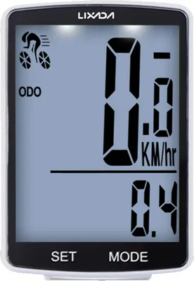 Produktbild von LIXADA Drahtloser Fahrradcomputer Multifunktionaler LCD-Bildschirm Fahrradcomputer Mountainbike-Tachometer Kilometerzaehler IPX6 Wasserdichtes Radfahren Messbare Temperatur Stoppuhr Fahrradzubehoer