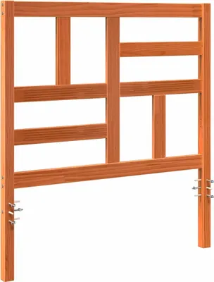 Produktbild von vidaXL Bettkopfteil Wachsbraun 105,5 x 4 x 104 cm Massives Kiefernholz