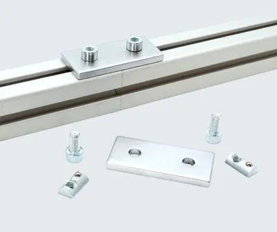 Produktbild von Verbinderplatte 36 x 76 mm Nut 8 Aluprofil- Inkl. Verschraubung
