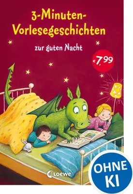 Produktbild von 3-Minuten-Vorlesegeschichten zur guten Nacht