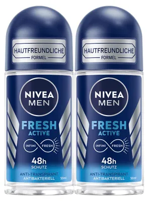 Immagine prodotto di NIVEA Men Deo Roll On Active Protect Anti Transpirant 50ml confezione da 2 pz