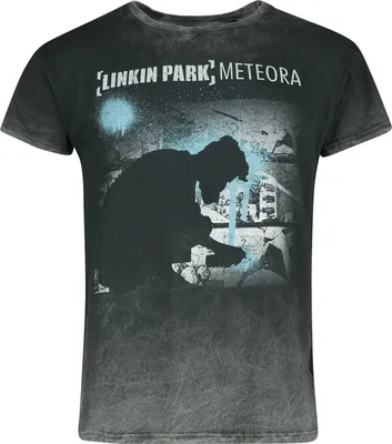 Produktbild von Linkin Park T-Shirt Herren Drip Collage grau Band-Merch, Bands 100% Baumwolle XXL