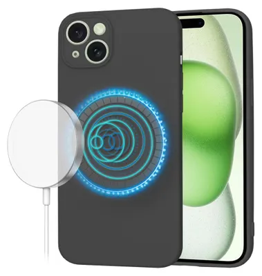 Obrázok produktu pre Techsuit SoftFlex MagSafe kryt na iPhone 15 Plus – čierny