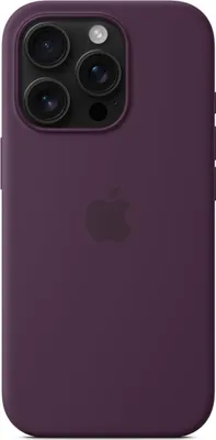 Image de Apple Silicone Backcover MagSafe pour Apple iPhone 16 Pro - Plum