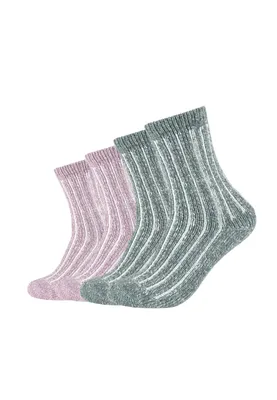 Produktbild von s.Oliver Kuschel-Socken 4er Pack Hygge Sustainable mit angenehmem Tragekomfort stormy sea 35-38