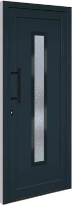 Obrázek produktu pro vidaXL Vchodové dveře antracit 88x200 cm PVC