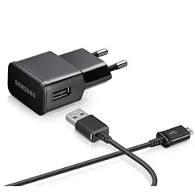 Produktbild von Samsung Original Ladegerät ETAU90EBE 2A + Datenkabel MicroUSB ECB-DU4EBE Black