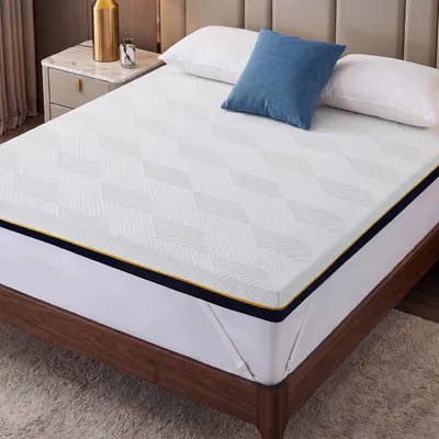 Immagine prodotto di Topper in schiuma viscoelastica per letto matrimoniale, dimensioni 140 x 190 cm