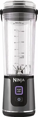 Obrázok produktu pre Ninja Blast, Športový mixér, 0,53 L, Drtenie ľadu, 14,4 W, Čierna