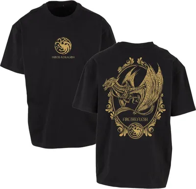 Produktbild von Game Of Thrones T-Shirt Uni House of the Dragon - Fire Made Flesh schwarz XL
