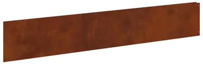 Obrázok produktu pre vidaXL Ohraničenie trávnika, 10 ks, 100 x 18 cm, oceľ, hrdzavá