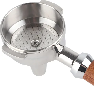 Obrázok produktu pre 58 mm Portafilter z nehrdzavejúcej ocele Káva - čaj Držiak s jedným výtokom Filter na varenie Drevená rukoväť Príslušenstvo Klasický e štýl Thajsko Rosewood