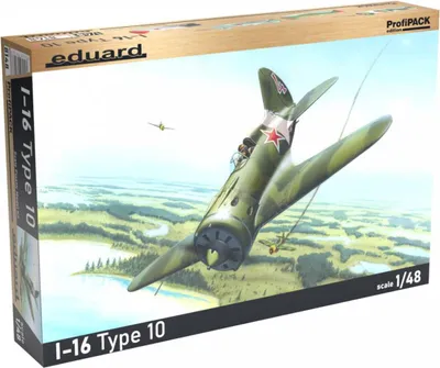 Productafbeelding van Eduard Plastic Kits, I-16 type 10 (heruitgave), artikelnummer 3908148