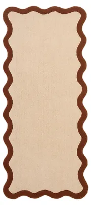 Produktbild von Waschbarer Läufer - Hazy Braun Creme