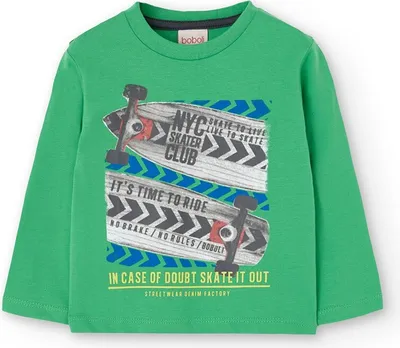 Produktbild von Boboli Knit Langarm-t-shirt Grün 12 Months Grün 12 Months