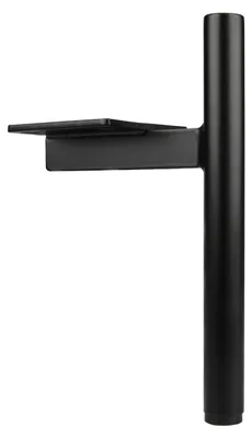 Zdjęcie produktu dla Noga nóżka meblowa czarna LOFT szpilka do sofy szafki łóżka metalowa 15 cm