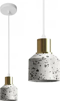 Produktbild von tooLight Pendellampe App931-1Cp Lastri Beton Weiss Runden 1-Lichtquelle E27 10X10X14,5-104,5Cm Einstellbar