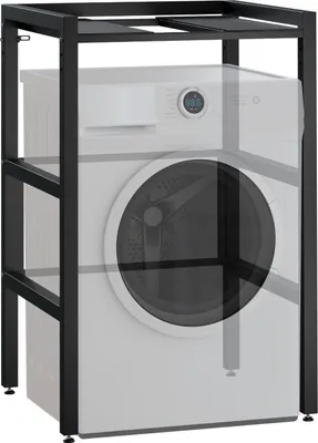 Produktbild von Lagerregal für Haushaltsgeräte - Haushaltsregal - Max. 300 kg Tragkraft | Farbe: Schwarz