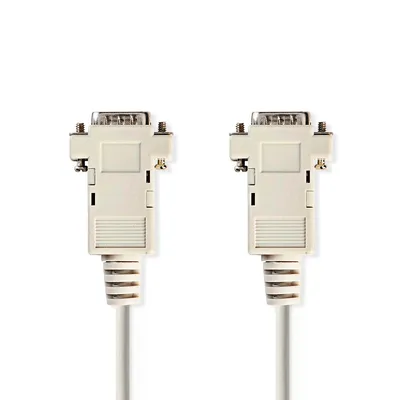 Immagine prodotto di Cavo VGA | Maschio VGA | Maschio VGA | Nichelato | Risoluzione massima: 1024x768 | 2,00 m | Rotondo | ABS | Avorio | Sacchetto di plastica.