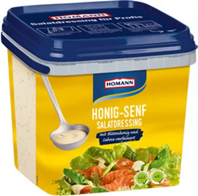 Produktbild von Homann Honig Senf Dressing cremig suess fein abgestimmt 4000ml