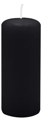 Produktbild von Stumpenkerzen 100 x Ø 40 mm, Schwarz, 16 Stück