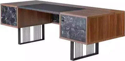 Immagine prodotto di Scrivania in legno massiccio Mobili da studio Mobili da ufficio Mobili di design
