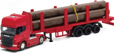 Produktbild von Welly 1:64 MAN TGX LKW mit Holz 68013