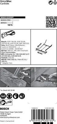 Produktbild von EXPERT MetalMax PAIZ 45 AIT Tauchsägeblatt für Multifunktionswerkzeuge, 45 mm