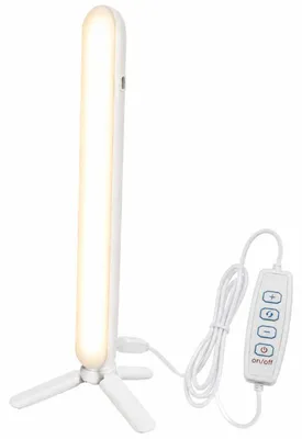 Image de Lampe de bureau LED Verk 12491, 30 cm, 3 couleurs de lumière, 10 niveaux de luminosité, USB