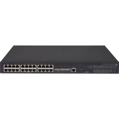 Produktbild von HPE 5130-24G-PoE+-4SFP+ (370W) EI, Managed, L3, Gigabit Ethernet (10/100/1000), Power over Ethernet (PoE), Rack-Einbau, 1U