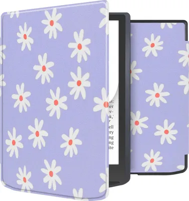 Productafbeelding van imoshion Design Slim Soft Case Sleepcover voor de Pocketbook InkPad Color 3 / InkPad 4 - Flowers Distance