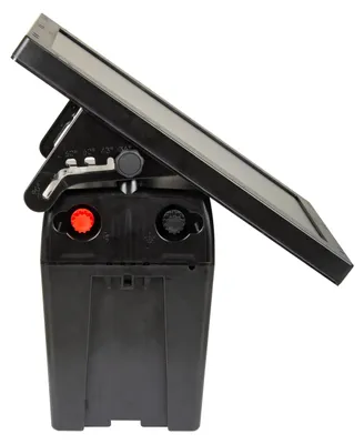 Produktbild von shockstar S70 Solar-Weidezaungerät 9V / 12V – inkl. 12V 12Ah Akku – 10W Solarpanel – bis 12 km
