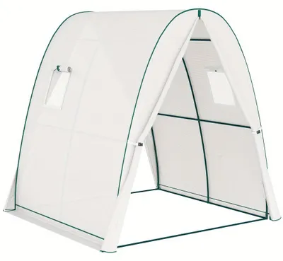 Immagine prodotto di Serra da giardino - Serra per piante - Serra in PVC resistente alle intemperie - Struttura in acciaio - Dimensioni: 180x180x200 cm
