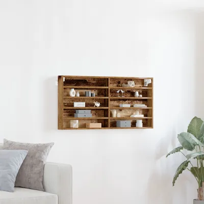 Produktbild von Wandvitrine Altholz Holzwerkstoff, Wandregale DesignMöbel Neu