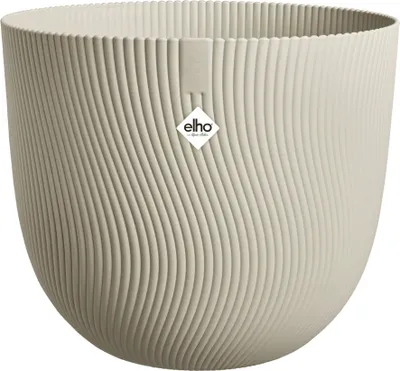 Produktbild von Blumentopf Elho Sereh Kunststoff 29,5 x 29,5 x 25,3 cm beige