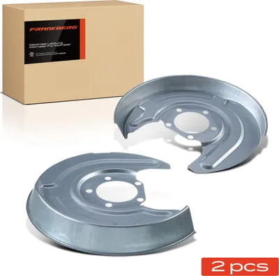 Image de Frankberg 2x tôle d'ancrage disque de frein essieu arrière des deux côtés pour VW Passat 3B Audi A6 4B C5 Skoda Superb I