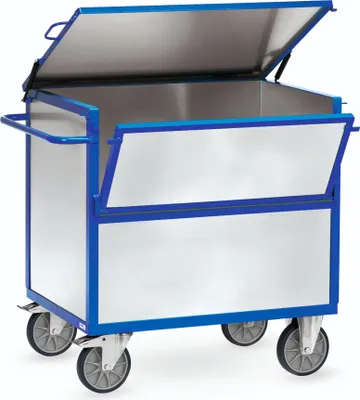 Produktbild von fetra 2832, Stahl, Transportwagen, Blau, 600 kg, 4 Rad/Räder, 20 cm