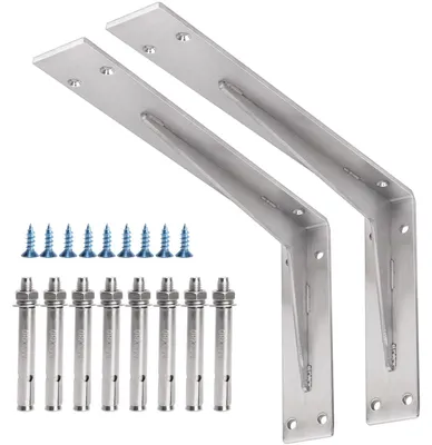 Obrázok produktu pre Držiaky pracovnej dosky, rozmery 350 x 200 x 50 mm, hrúbka 5 mm, robustná konštrukcia