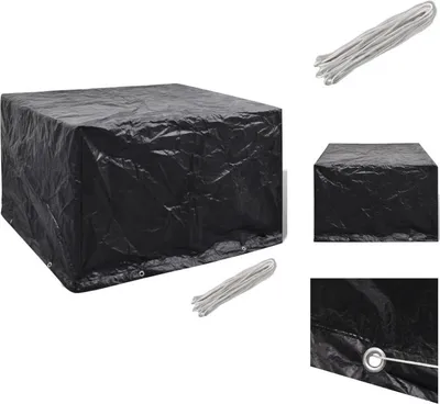 Obrázek produktu pro vidaXL Kryt na zahradní nábytek 8 oček 135x135x90 cm - Ochranné kryty na zahradní nábytek